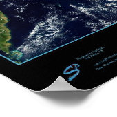 Filipijnen satellietposter poster (Hoek)