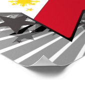 Filipijnen Star Poster (Hoek)