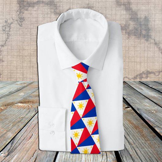 Filipijnen Stropdas, mode Filipijnse vlag, bedrijf Stropdas
