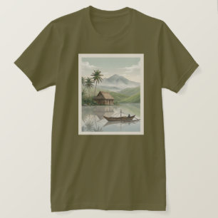 Filipijnen T-shirt Banaue Rijstterrassen Mayon