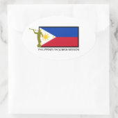 FILIPIJNEN TACLOBAN MISSIE LDS CTR OVALE STICKER (Tas)