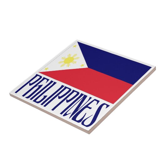 Filipijnen Tegeltje (Zijkant)