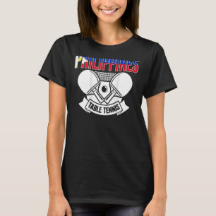 Filipijnen Tennis Support Philippine Ping T-shirt