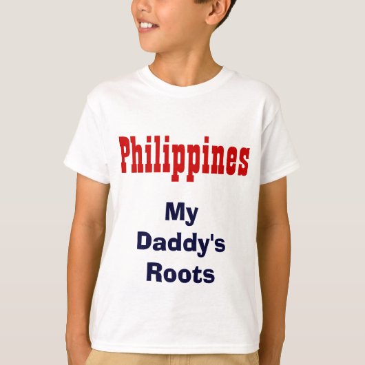 Filipijnen van mijn vaders t-shirts (Voorkant)
