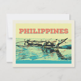 Filipijnen, visgebied op de eilanden Visayas Briefkaart