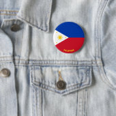 Filipijnen - Vlag Cute Patriotic Ronde Button 5,7 Cm (In situ)