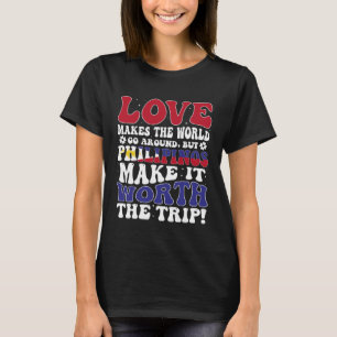 Filipijnen Vlag Mannen & Vrouwen Leuke Til Filipin T-shirt