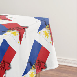 FILIPIJNEN Vlag Stijlvolle Patriottische Geometris Tafelkleed
