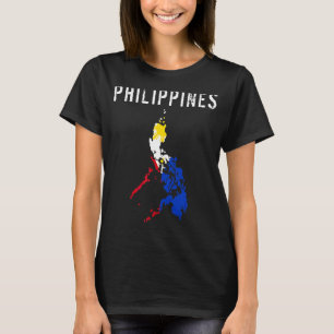 Filipijnen vlag voor mensen die van de Filipijnen T-shirt