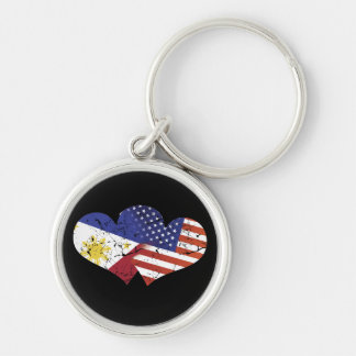 Filipijnen Vlag VS Vlag Filipino Independence Sleutelhanger