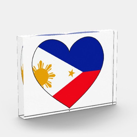 Filipijnen - Vlaggenhart Fotoblokken (Links)