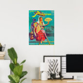 Filipijnen, vrouwen in traditionele volkskostuums poster (Thuiskantoor)