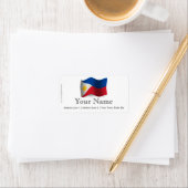 Filipijnen Waving Flag Etiket (Insitu)