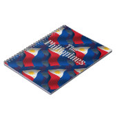 Filipijnen Waving Flag Notitieboek (Linkerzijde)