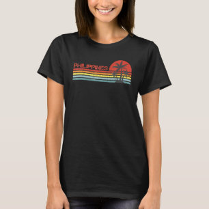 Filipijnen Westelijke Pacifische Eilanden Retro Vi T-shirt