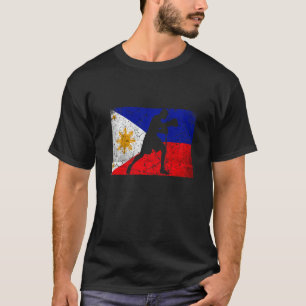 Filipijns boksen Filipijnse vlag boksen Filipijns T-shirt