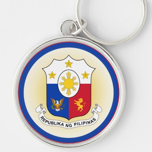 Filipijns Erfgoed Embleem Sleutelhanger (Voorkant)