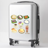 Filipijns eten / Pinoy snacks en desserts Sticker (Koffer)