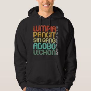 Filipijns Filippijns eten Lumpia Pancit Sinigang A Hoodie