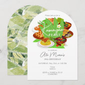 Filipijns Kamayan Piesta Kaarawan Verjaardagsdiner Kaart (Voorkant / Achterkant)