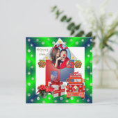 Filipijns Paar, de Kerstkaart van de Familie van (Staand voorkant)