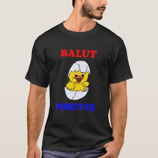 Filipijns Pinoy Balut Egg T-shirt (Voorkant)