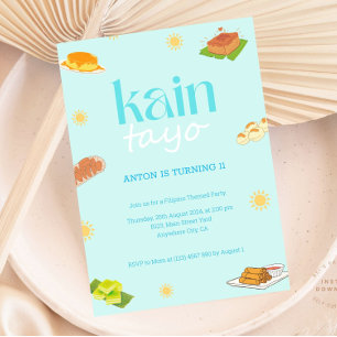 Filipijns thema Verjaardag Uitnodiging Pinoy Party