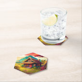 Filipijns traditioneel huis-36543 kartonnen onderzetters (Insitu)