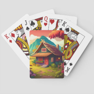 Filipijns traditioneel huis-36543 pokerkaarten