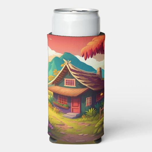 Filipijns traditioneel huis-36543 seltzer blikjeskoeler (Seltzer Voorkant)