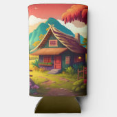 Filipijns traditioneel huis-36543 seltzer blikjeskoeler (Achterkant)