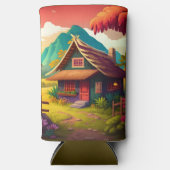 Filipijns traditioneel huis-36543 seltzer blikjeskoeler (Voorkant)