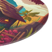 Filipijns traditioneel huis-36543 snijplank (Hoek)