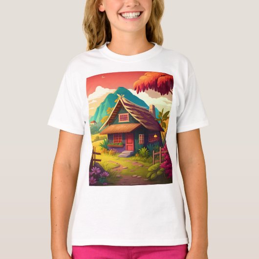 Filipijns traditioneel huis-36543 t-shirt (Voorkant)