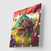 Filipijns traditioneel huis-36543 vierkante klok (Hoek)