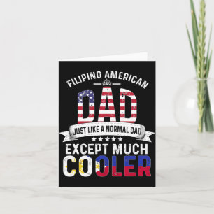 Filipijnse Amerikaanse Vader Vaderdag Papa Kaart
