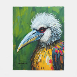 Filipijnse arend muur kunst - bedreigde soorten fleece deken