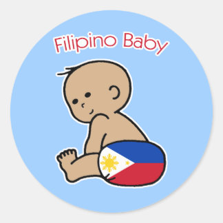 Filipijnse Baby Ronde Sticker