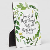 Filipijnse Bijbelscripten Inspirerend Fotoplaat (Zijkant)