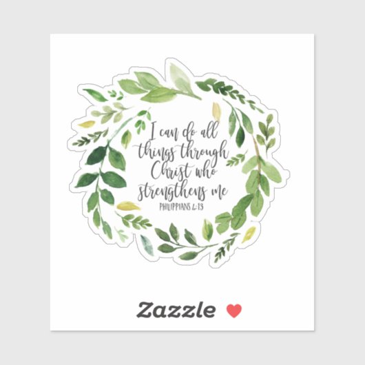 Filipijnse Bijbelscripten Inspirerend Sticker (Vel)