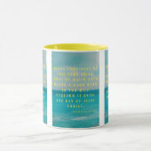 Filipijnse Bijbelscriptie 1:6 KJV Pic Two-Tone Mok (Midden)