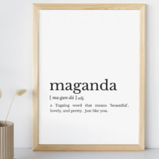 Filipijnse Cadeau Maganda Filipijnen Muurkunst Poster