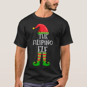Filipijnse elf familie bijpassende kerstgroep grap t-shirt