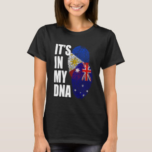 Filipijnse en Australische mix DNA vlag erfgoed T-shirt