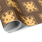 Filipijnse Filipijnse zon glimlach Mabuhay Tagalog Cadeaupapier (Rol Hoek)