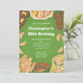 Filipijnse Food Party uitnodiging (Staand voorkant)