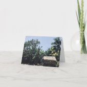 Filipijnse hut bedankkaart (Voorkant)