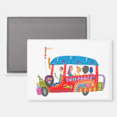 Filipijnse Jeepney van Robert Alejandro Magnet (Voorkant / Achterkant)