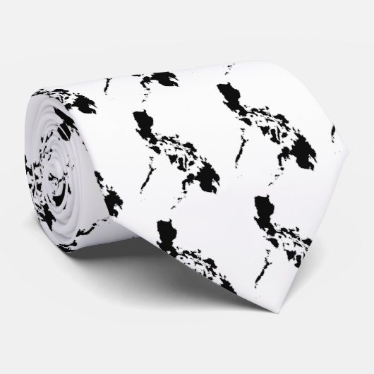 Filipijnse kaart stropdas (Opgerold)