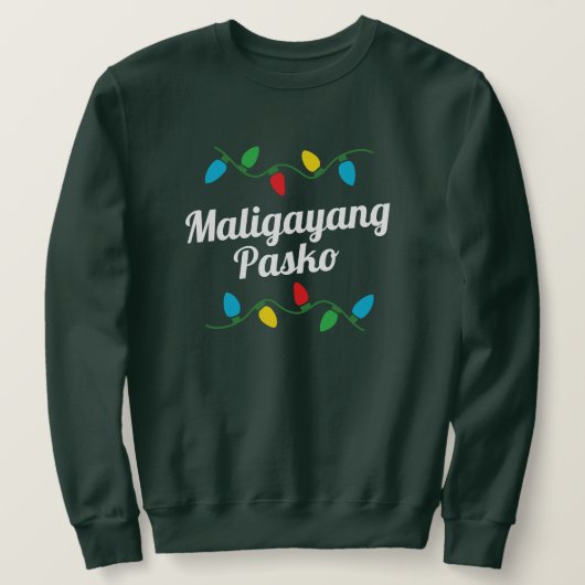 Filipijnse Kersttrui Pasko sa Pilipinas Trui (Design voorkant)